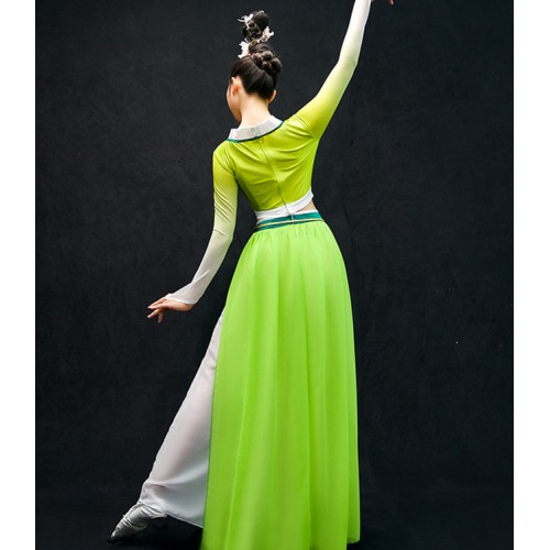 Women's Chinese folk dance costumes classical ancient traditional fairy drama cosplay hanfu dance dresses